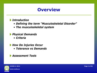 Working Through the Risks of Manual Materials Handling | PDF