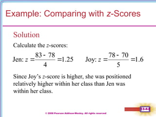 Z Score Question Examples MATHEMATICAL STATISTICS AND MATHEMATICAL IDEAS | PPT