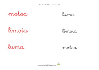 Altza Herri Ikastetxea – Laguntza Gela




motoa                                             luma


limoia                                            limoia


luma                                              motoa


                                          32
         www.margarigela.blogspot.com
 