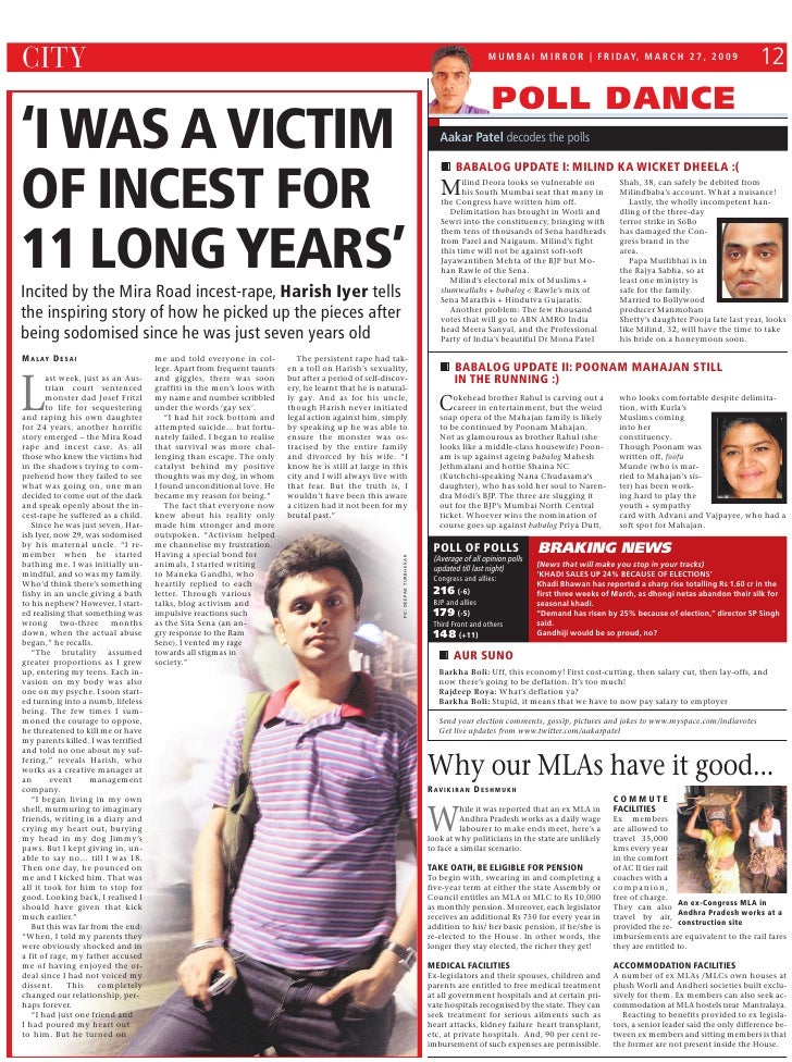 Mumbai Mirror March 27, 2009
