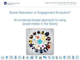Social Saturation or Engagement Evolution?
An evidence-based approach to using
social media in the library
 