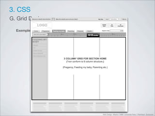 3. CSS
G. Grid Design

  Exemple simple




                   Web Design Master 2 MMI Université Paris 1 Panthéon Sorbonne
 
