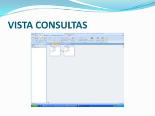 VISTA CONSULTAS

 