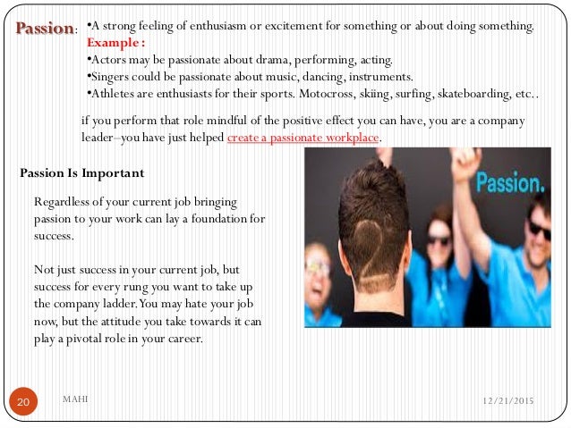 good work ethic examples