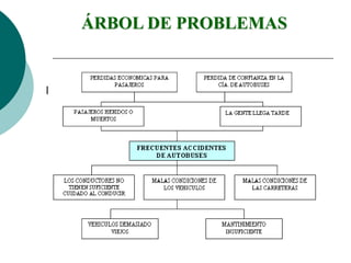 ÁRBOL DE PROBLEMAS
 