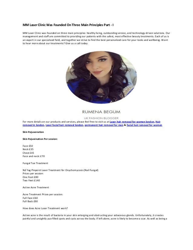 Mm Laser Clinic Was Founded On Three Main Principles Part I
