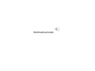 Multimedia principle
 