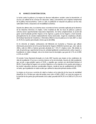 marco multianual macroeconomico 2009-2011