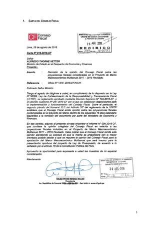 3
1. CARTA DEL CONSEJO FISCAL
 