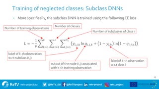 Subclass deep neural networks Slide 15