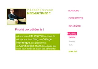 Pourquoi adhérer à MMM?