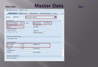 Master Data in Material Management