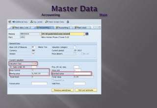 Master Data in Material Management