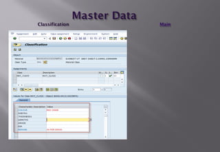 Master Data in Material Management