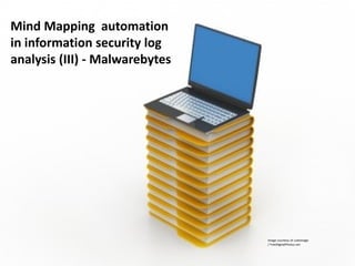 Mind Mapping automation
in information security log
analysis (III) - Malwarebytes

Image courtesy of cuteimage
/ FreeDigitalPhotos.net

 