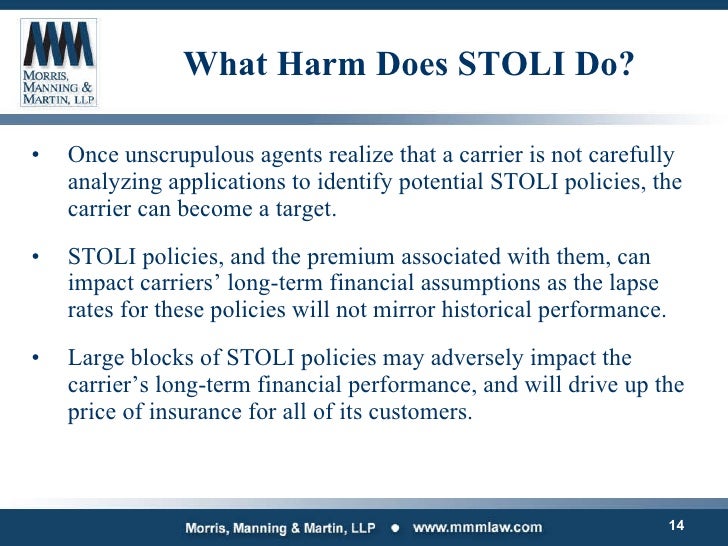 COLI/BOLI, IOLI/STOLI The good, the bad, and the ugly