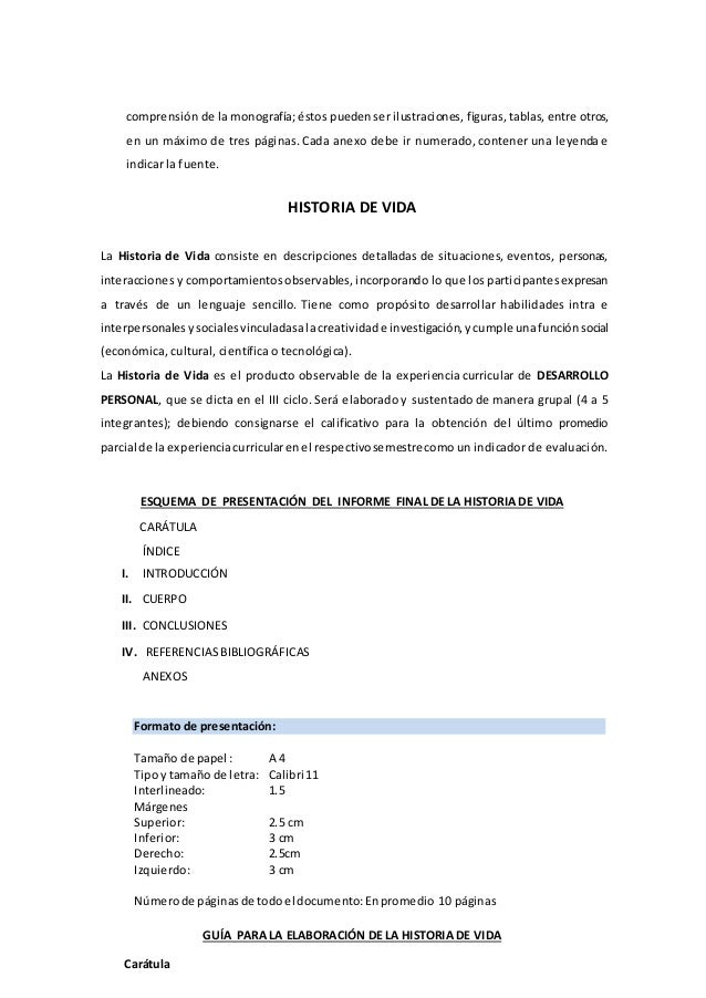 formato de informe academico