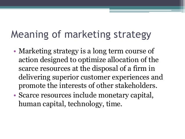 marketing strategy