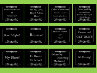 Monday Morning Madness Title Slides