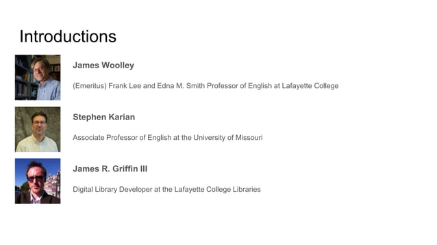 Encoding and Designing for the Swift Poems Project | PPT