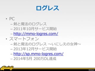 쥹
? PC
C ħΥ쥹
C 201110¥`ӥ_ʼ
C http://mmo-logres.com/
? ީ`ȥե
C ħΥ쥹 ˤŮ
C 201312¥`ӥ_ʼ
C http://sp.mmo-logres.com/
C 20145 200DL_
 