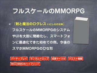 MMORPGで考えるゲームデザイン（2014年改訂版）