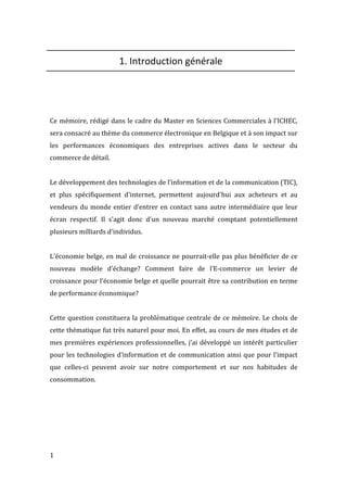 Mémoire - E-commerce | PDF