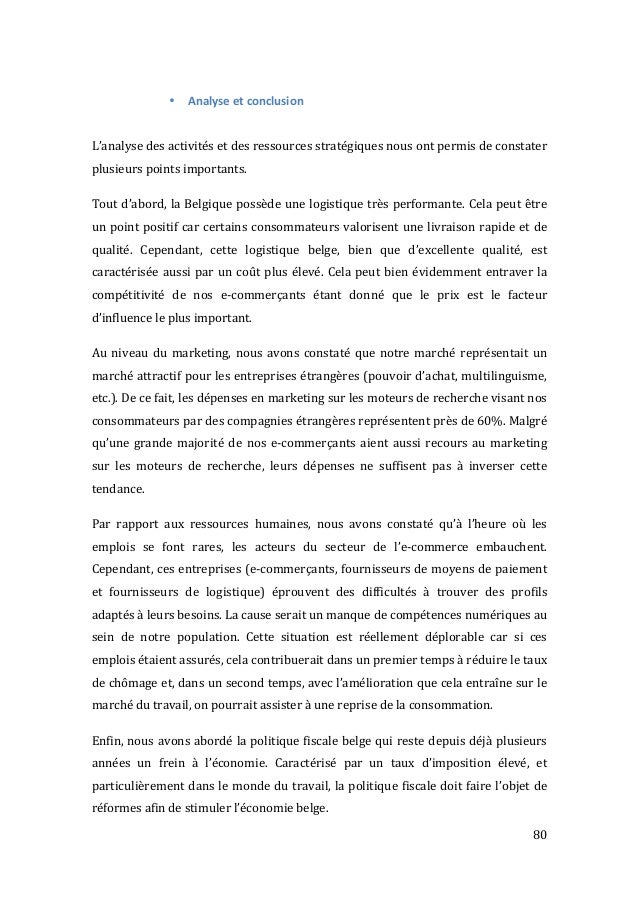 Mémoire  Ecommerce