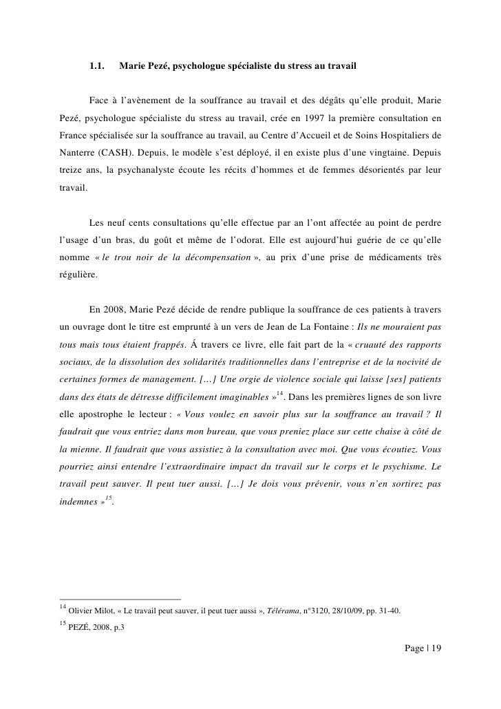 Lettre Harcelement Au Travail  Exemple gratuit de Lettre déclaration
