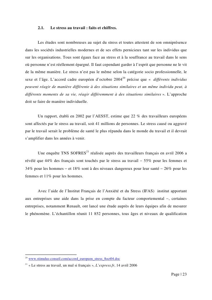 Facteurs de la sante au travail du maletre au bien etre