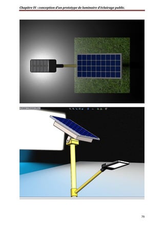 Chapitre IV : conception d’un prototype de luminaire d’éclairage public.
79
 