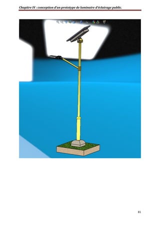 Chapitre IV : conception d’un prototype de luminaire d’éclairage public.
81
 
