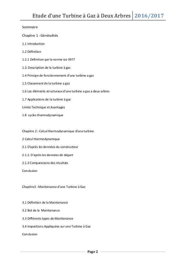 Télécharger gratuitement Images Memoire De Fin D Etude Turbine A Gaz A Deux Arbres actualisé par