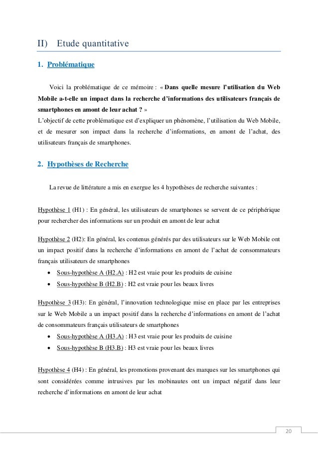 Exemple De Problématique D'un Mémoire  japrijepo