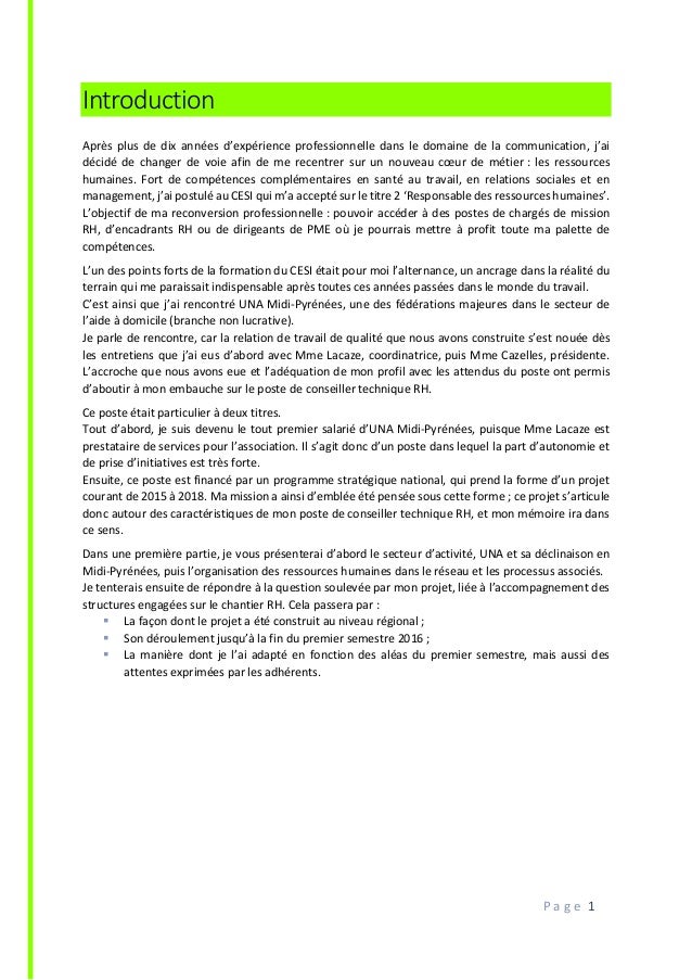Mémoire projet UNA 2016