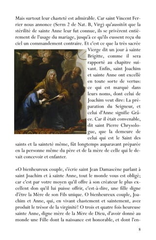 Mémoire SAINTE ANNE ET SAINT JOACHIM Parents de la Vierge Marie | PDF