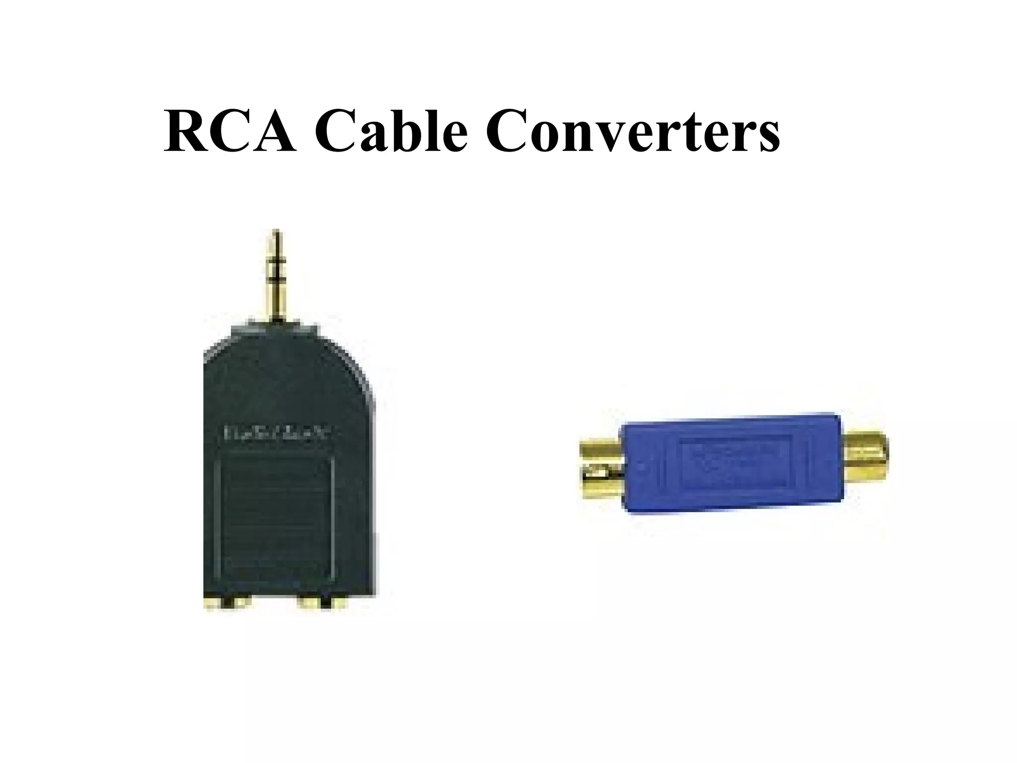 RCA Cable Converters 