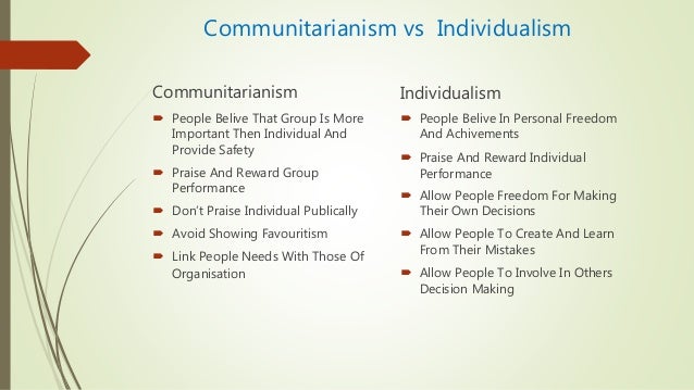 Communitarian Society 