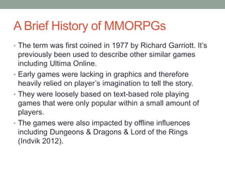 The Early History of Massively Multiplayer Online Games — Higher Ed Geek