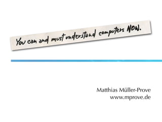Matthias Müller-Prove
www.mprove.de

 