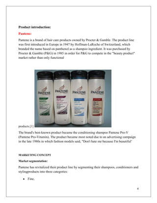 Mm Pantene Final Docx Skin Care Beauty Mm Pantene Final Docx Skin Care Beauty