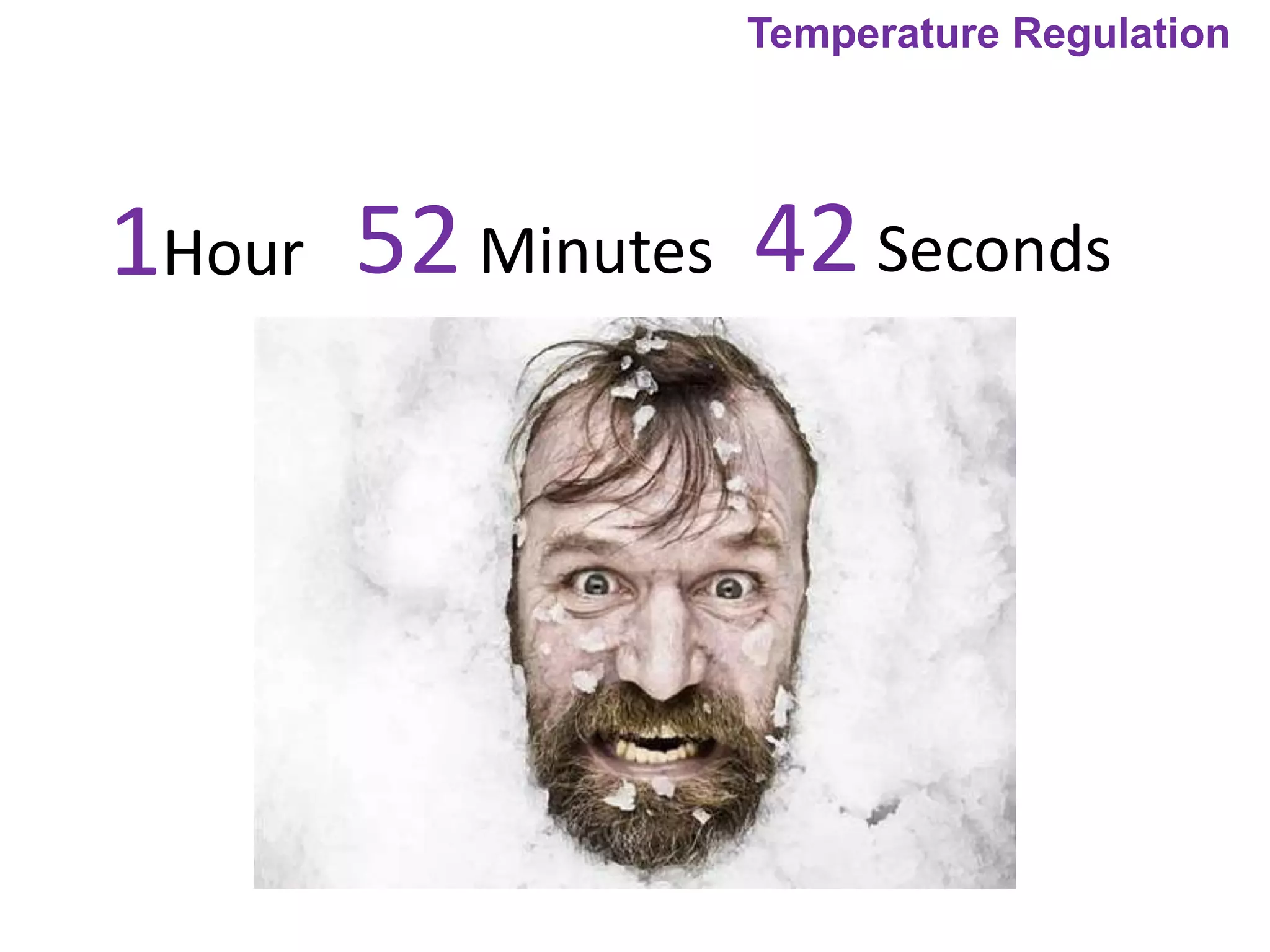 Temperature Regulation
1Hour 42Seconds52Minutes
 