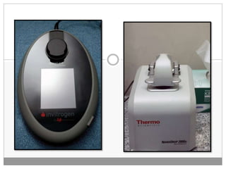 DNA Extraction and Quantity-Quality Check | PPTX