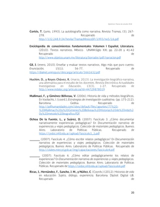 Optativos. Planes de estudio 2018
20
‐ ‐ ‐
 