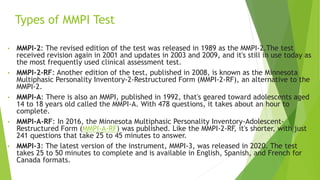 Mmpi 2 Code Type MMPI-3.pptx