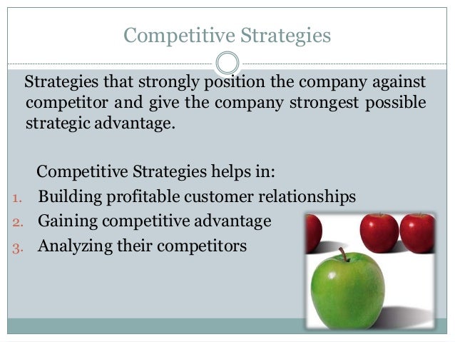 competitive strategy