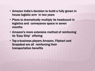 Channel of Distribution of amazon | PPTX