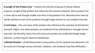 Marketing presentation of distribution channel | PPT