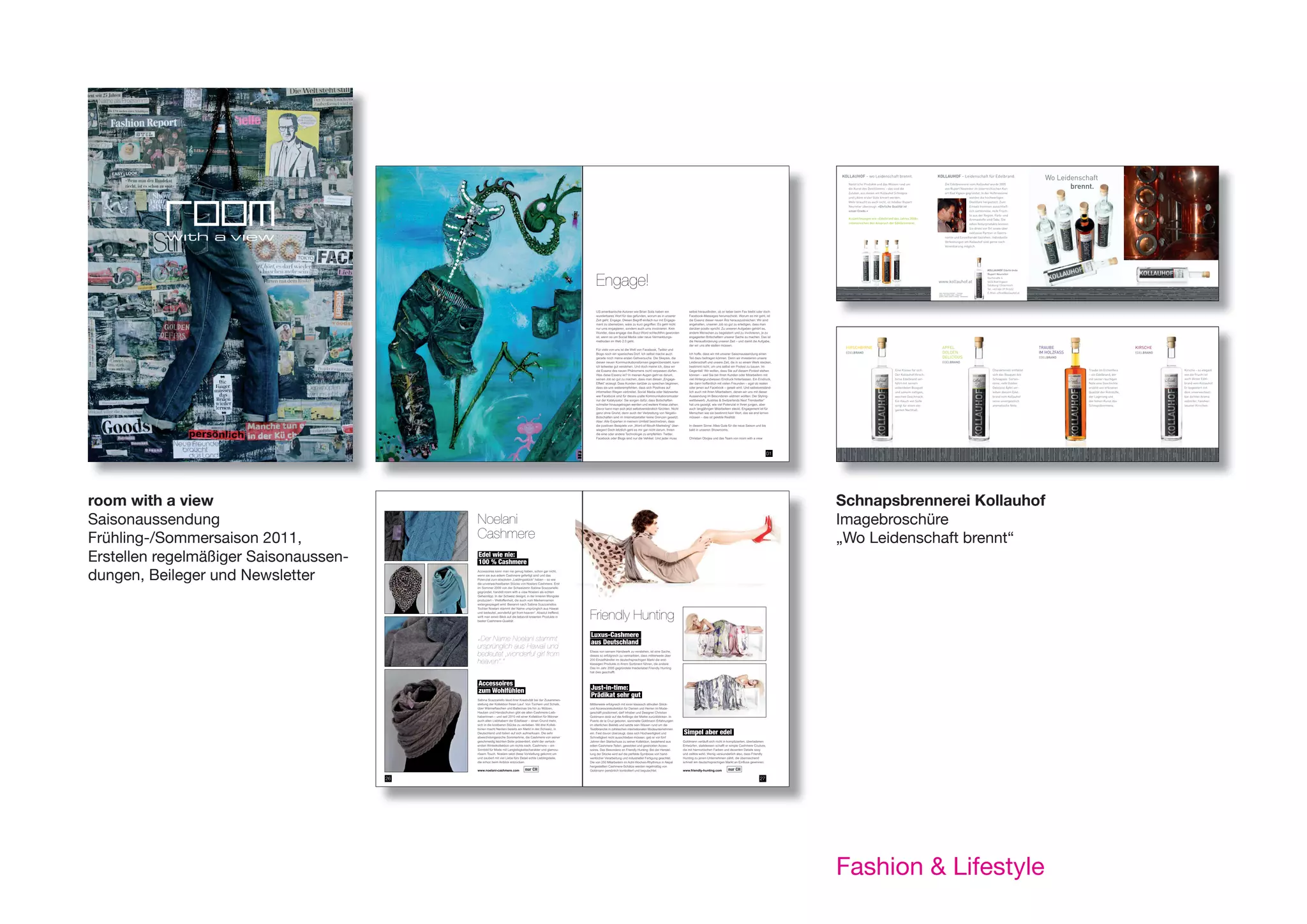 Neureiter_Folder_100x140_ok:Layout 1      15.03.2010   10:23 Uhr   Seite 1




                                         KOLLAUHOF – wo Leidenschaft brennt.                              KOLLAUHOF – Leidenschaft für Edelbrand.
                                                                                                                                                                                      Wo Leidenschaft
                                             Natürliche Produkte und das Wissen rund um
                                             die Kunst des Destillierens – das sind die
                                                                                                                  Die Edelbrennerei vom Kollauhof wurde 2005
                                                                                                                  von Rupert Neureiter im österreichischen Kur-                              brennt.
                                             Zutaten, aus denen am Kollauhof Schnäpse                             ort Bad Vigaun gegründet. In der Hofbrennerei
                                             und Liköre erster Güte kreiert werden.                                                werden die hochwertigen
                                             Mehr braucht es auch nicht, ist Inhaber Rupert                                        Destillate hergestellt. Zum
                                             Neureiter überzeugt: »Ehrliche Qualität ist                                           Einsatz kommen ausschließ-
                                             unser Credo.«                                                                         lich sortenreine, reife Früch-
                                                                                                                                   te aus der Region. Farb- und
                                             Auszeichnungen wie »Edelbrand des Jahres 2008«                                        Aromastoffe sind Tabu. Die
                                             unterstreichen den Anspruch der Edelbrennerei.                                        edlen Naturprodukte können
                                                                                                                                   Sie direkt vor Ort sowie über
                                                                                                                                   exklusive Partner in Gastro-
                                                                                                                  nomie und Einzelhandel beziehen. Individuelle
                                                                                                                  Verkostungen am Kollauhof sind gerne nach
                                                                                                                  Vereinbarung möglich.




                                                                                                                                                     KOLLAUHOF Edelbrände
                                                                                                                                                     Rupert Neureiter
                                                                                                                                                     Dorfstraße 4
                                                                                                           www.kollauhof.at                          5424 Bad Vigaun
                                                                                                                                                     Salzburg | Österreich
                                                                                                                                                     Tel. +43 664 39 94 632
                                                                                                           text: martina müllner - mmtext            E-Mail: office@kollauhof.at
                                                                                                           fotos: christian rogl - rotpunkt
                                                                                                           grafik: hans-peter traunig - levelseven




                                       Neureiter_Folder_100x140_ok:Layout 1      15.03.2010   10:23 Uhr   Seite 2




                                            HIRSCHBIRNE                                                        APFEL                                                               TRAUBE                                   KIRSCHE
                                            EDELBRAND                                                          GOLDEN                                                              IM HOLZFASS                              EDELBRAND
                                                                                                               DELICIOUS                                                           EDELBRAND
                                                                                                               EDELBRAND

                                                                              Eine Klasse für sich:                                                      Charaktervoll entfaltet                  Traube im Eichenfass                  Kirsche – so elegant
                                                                              Der Kollauhof Hirsch-                                                      sich das Bouquet des                     – ein Edelbrand, der                  wie die Frucht ist
                                                                              birne Edelbrand ver-                                                       Schnapses: Sorten-                       mit seiner rauchigen                  auch dieser Edel-
                                                                              führt mit seinem                                                           reine, reife Golden                      Note eine Geschichte                  brand vom Kollauhof.
                                                                              vollendeten Bouquet                                                        Delicious Äpfel ver-                     erzählt von erlesener                 Er begeistert mit
                                                                              und seinem saftigen,                                                       leihen diesem Edel-                      Qualität der Rohstoffe,               dem unverwechsel-
                                                                              weichen Geschmack.                                                         brand vom Kollauhof                      der Lagerung und                      bar dichten Aroma
                                                                              Ein Hauch von Süße                                                         seine unvergesslich                      der hohen Kunst des                   vollreifer, handver-
                                                                              sorgt für einen ele-                                                       aromatische Note.                        Schnapsbrennens.                      lesener Kirschen.
                                                                              ganten Nachhall.




room with a view                       Schnapsbrennerei Kollauhof
Saisonaussendung                       Imagebroschüre
Frühling-/Sommersaison 2011,           „Wo Leidenschaft brennt“
erstellen regelmäßiger Saisonaussen-
dungen, Beileger und Newsletter




                                       Fashion & Lifestyle
 