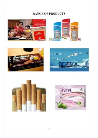 RANGE OF PRODUCTS

4

 